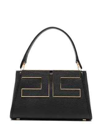 Elisabetta Franchi Shoulder Bag Gold Accents Bs07a66e2 110 Black