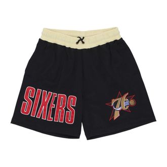 Mitchell & Ness Sportswear, male, Black, Size: XL Philadelphia 76ers Basketball Shorts Vintage Style