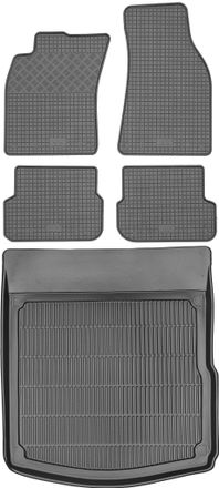 OEM Juego De Alfombrillas De Goma Para Coche Y Alfombrilla Para Maletero Para Audi A6 C6 Sed&aacute;n (2006-2011)
