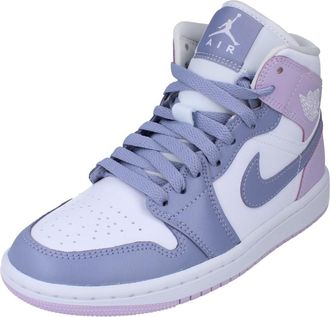 Nike Womens Air Jordan 1 Mid Trainers - Purple - Size UK 2.5