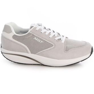 Mbt 1997 Classic II Suede Textile Mens Fashion Trainers - Mist Grey - Size:UK 10.5