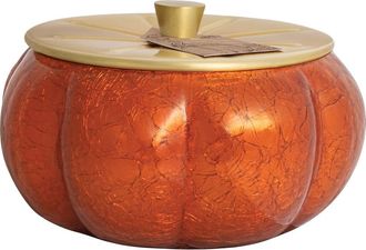 Thymes Pumpkin Laurel Large Candle in Orange at Nordstrom