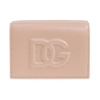 Dolce & Gabbana Wallets & Cardholders, female, Beige, Size: ONE SIZE Wallet with logo