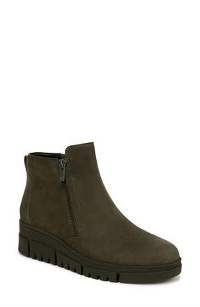 Vionic Uptown Sur Platform Wedge Bootie in Dark Khkai Nub Lthr at Nordstrom Rack, Size 7.5