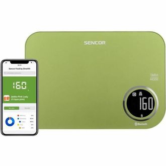 Sencor Sks 7070gg Balanza De Cocina Verde Lim&oacute;n 5 Kg