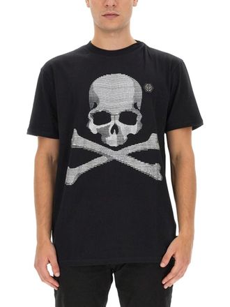 Philipp Plein Black Graphic T-Shirt