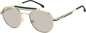 Carrera 381/S Zonnebril - Heren - Zonnebrillen - Geel - 52 MM - Accessoires