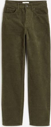 H&M Cordhose - Dunkles Moosgr&uuml;n