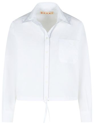 Marni Wei&szlig;es Marni-Baumwollhemd