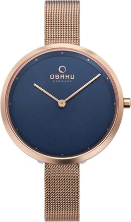 Obaku Womens Classic Blue Round 34mm