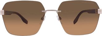 Marc Jacobs Brown Gradient Geometric Mens Sunglasses MARC 713/S 0EX4/SE 61