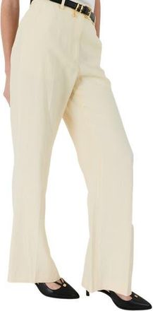 Gerard Darel Anya Wide Leg Trousers in Yellow at Nordstrom, Size 10