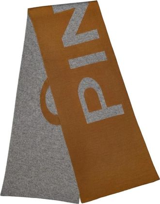 Pinko Serbia Sjaal - Dames - Wintersjaals - Bruin - ONE Size - Wol - Accessoires