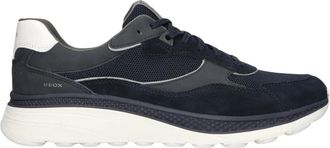 Geox U Spherica Actif X1 Sneakers - Heren - Sneakers - Blauw - 46 EU - Leer - Schoenen