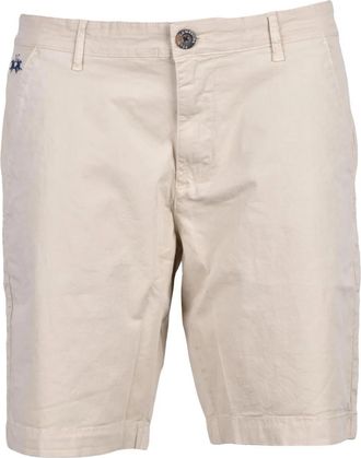 La Martina Casual Shorts - Heren - Korte Broeken - Beige - W31 - Katoen - Korte Broeken