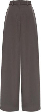 Balenciaga Pantalones Sastre Cuadrados - Trousers - Mujer - Gris - 2XS
