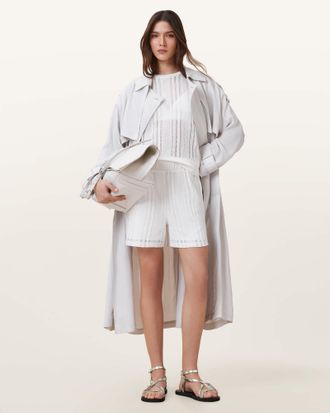 AllSaints Giana Crochet Shorts