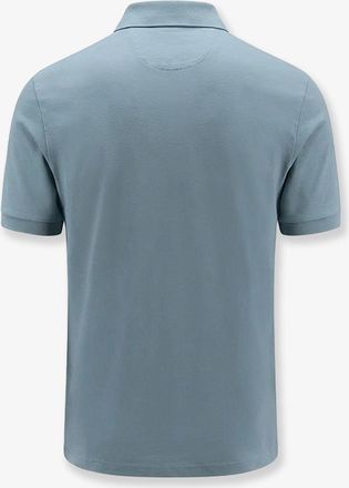HUGO BOSS Mens Polo Shirt Perry Blue Cotton T-shirts And Polos