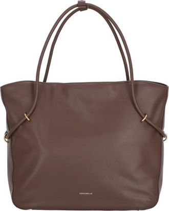 Coccinelle Lizzie Schoudertas - Dames - Tassen - Rood - Maat: ONE Size Zijde
