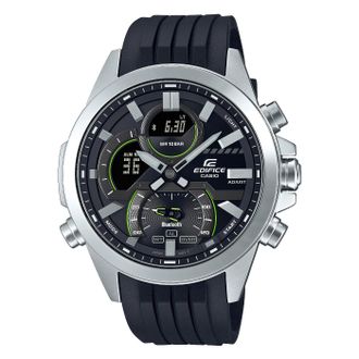 Casio Edifice Mens Black Watch ECB-30P-1AEF Rubber - One Size