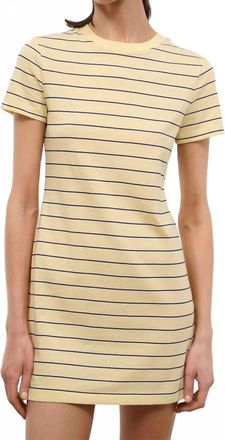 Staud Wade Mini Dress In Monday Stripe