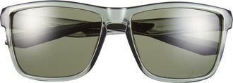 Hurley 58mm Square Sunglasses in Deep Olive at Nordstrom Rack