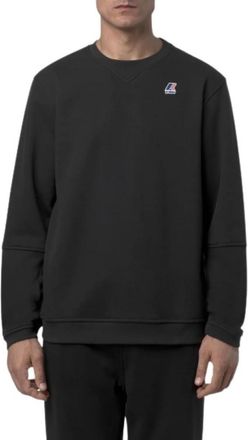 K-Way Nael Brushed Pc Fleece - Heren - Sweatshirts - Zwart - M - Katoen - Hoodies & sweatvesten