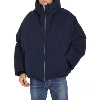 Bottega Veneta Mens Blue Polyamide Coat Clothing