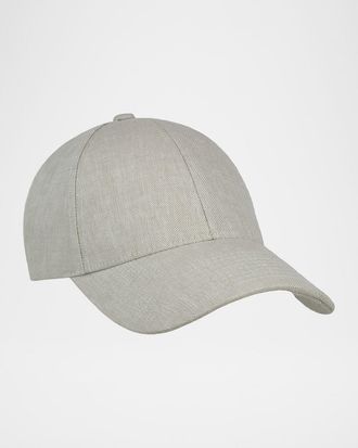 Varsity Men & apos;s Linen Moisture-Wicking Baseball Cap
