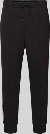 HUGO BOSS Regular Fit Sweatpants aus Baumwoll-Mix Modell JOIN HADIKO in Black, Gr&ouml;&szlig;e XXXL