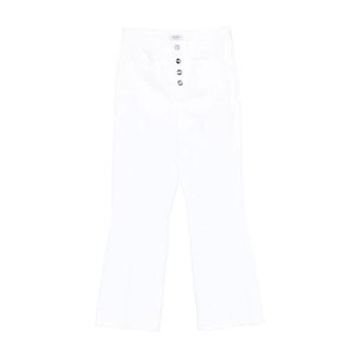 Liu Jo Cropped Jeans, female, White, Size: W27 Buttoned Jeans
