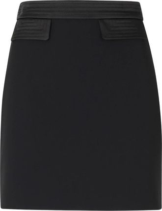 Elisabetta Franchi Go 21766E2 Rok - Dames - Korte rokken - Zwart - S - Polyester - Rokken