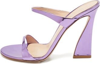 Gianvito Rossi Sandali Aura in pelle - Viola