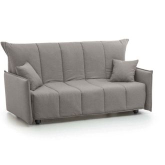 Talamo Italia Talamo Italia - Divano letto 2 posti Ariska, Sof&agrave; con apertura a carrello in tessuto imbottito, Cuscini inclusi, 100% Made in Italy, Cm 125x90h85