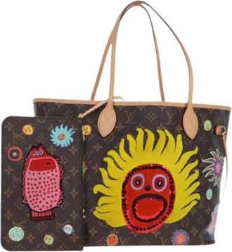 Louis Vuitton Pre-owned Neverfull MM Tote Bag - Dames - Vintage Shopper - Bruin - ONE Size - Leer - Vintage
