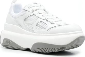 Liu Jo June 14 Witte Sneakers - Dames - Sneakers - Wit - 41 EU - Leer - Schoenen