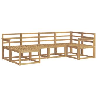 vidaXL Conjunto De Sof&aacute;s De Exterior 6 Pcs Blanco Vidaxl