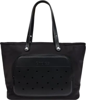 Crocs Large Tote with Pockets in Black at Nordstrom