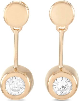Luxury Bazaar Orecchini in oro giallo 14 carati con diamante