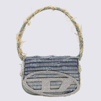 Diesel Denim Leather D Shoulder Bag