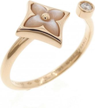 Louis Vuitton Pink Gold (18K) Band Ring (Pre-Owned)