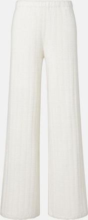 Lisa Yang Shannen cotton and cashmere wide-leg pants