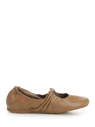 Loewe Pebble Ballerinas Scarpe Basse Beige-Donna