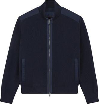 Paul & Shark Zachte Cool Touch Wollen Vest met Typhoon Re-4x 4 Stretch - Heren - Vesten - Blauw - L - Wol - Truien & Vesten