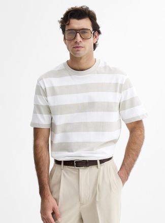 Lindbergh Mens Twin-stripe sweater