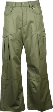 Off-white Broeken, Heren, Groen, L, Katoen, Cargo Army Broek