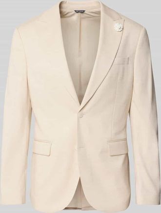 Mc Neal Slim Fit 2-Knopf-Sakko mit Leinen-Anteil in Beige, Gr&ouml;&szlig;e 102