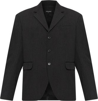 Dsquared2 Osaka Blazer - Heren - Blazers - Grijs - 2XL - Katoen - Jassen