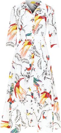 Erdem Erdem Kasia poplin paisley shirt dress