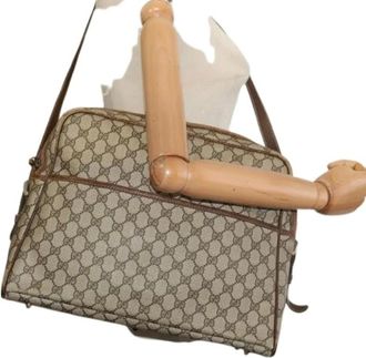 Gucci Pre-owned Cross Body Bags, female, Beige, Size: ONE SIZE Pre-owned Plastic Cross Body Bag